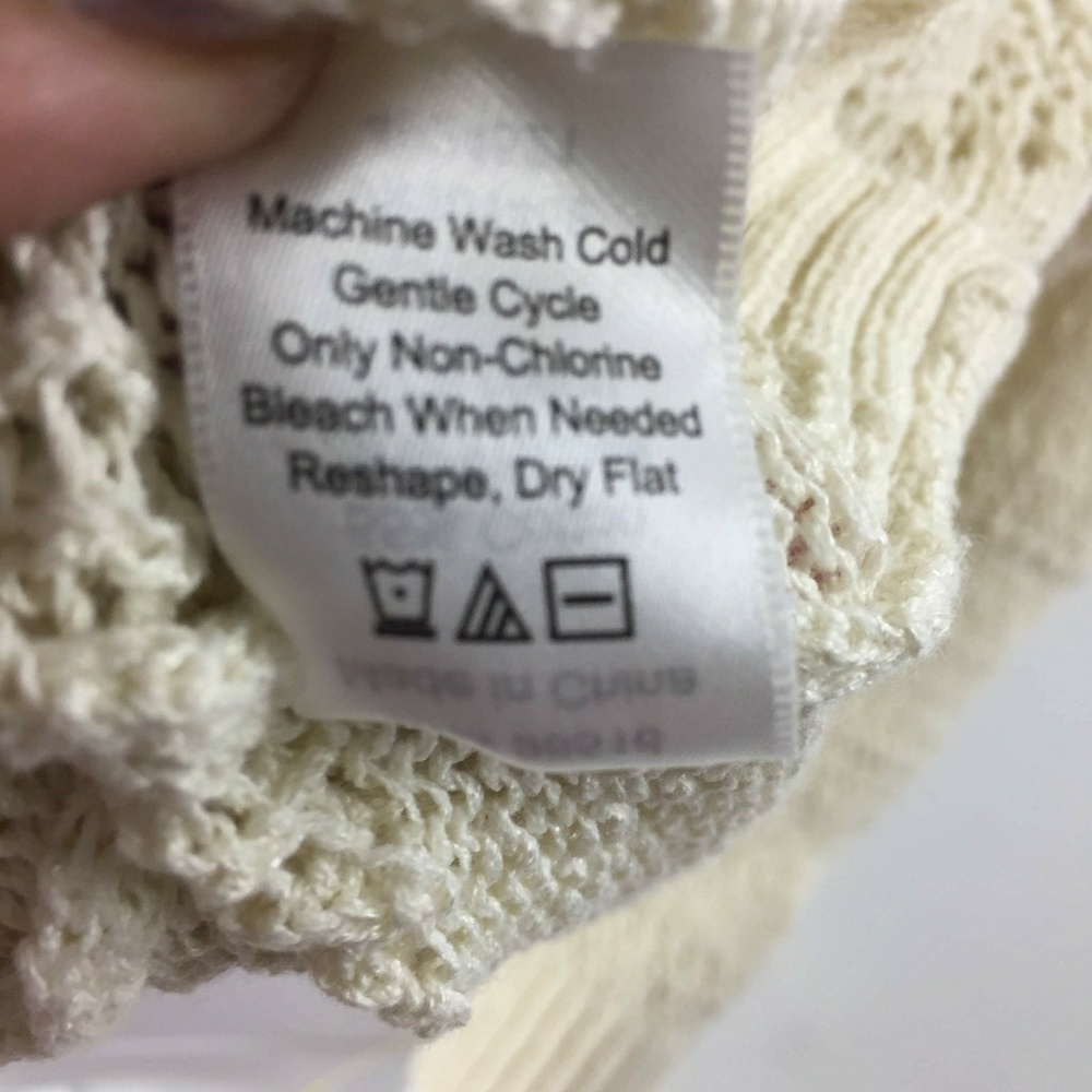 Coldwater creek cream ivory tunic sweater large 14 - Picture 7 of 7